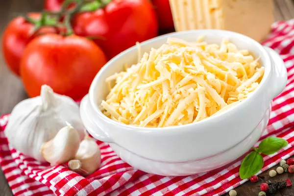 Grated cheese — Stock Photo, Image