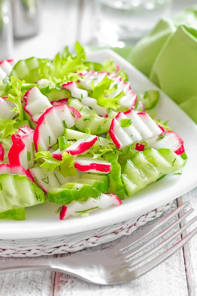 Salada de rabanete — Fotografia de Stock