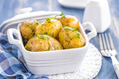 Boiled potato clipart