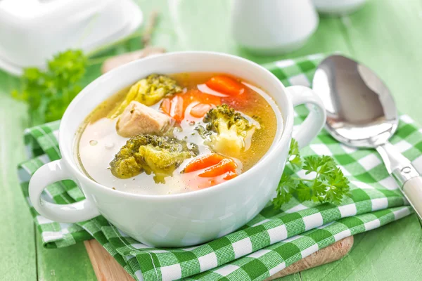 Broccoli soup — Stock Photo, Image