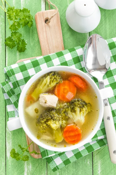 Zuppa di broccoli — Foto Stock