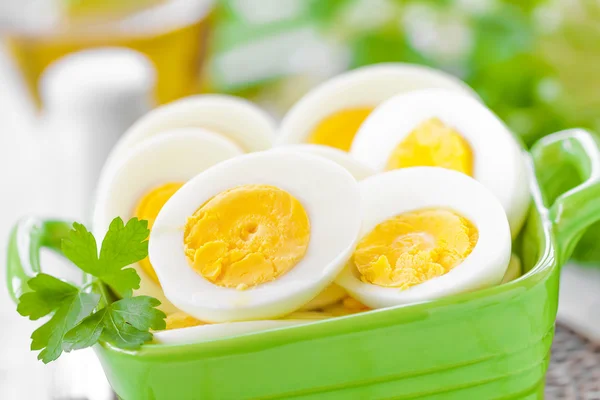 Boiled eggs — Stock Photo, Image