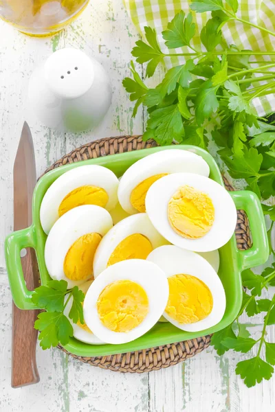 Huevos cocidos — Foto de Stock