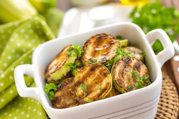 Fried zucchini — Stock Photo, Image