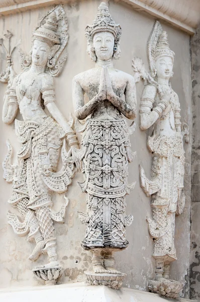 Bhuddist figure decorative in pietra — Foto Stock