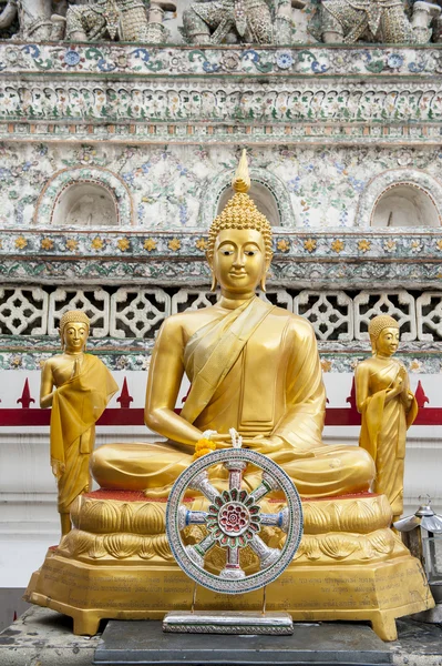 Zlatý buddha ornament — Stock fotografie