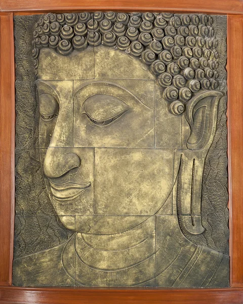 Buddha-Türverkleidung Stockbild