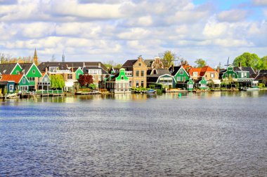 Zaanse Schans'a Hollanda'da