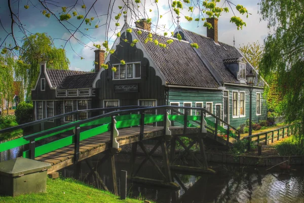 Zaanse Schans in den Niederlanden — Stockfoto