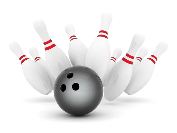 Skittles for bowling — Stock Photo, Image