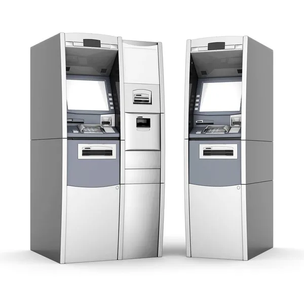 Bild des neuen Geldautomaten — Stockfoto