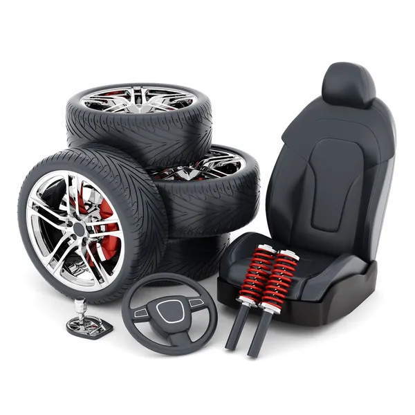 birçok otomobil parçaları