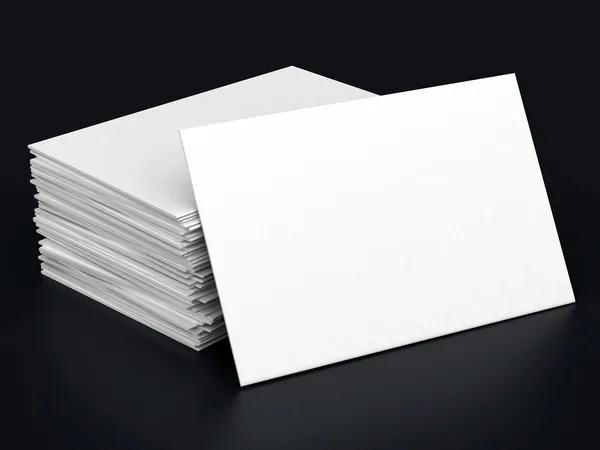 Tarjetas en blanco — Foto de Stock