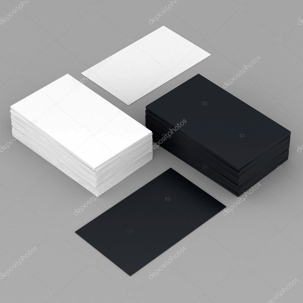 Business cards blank