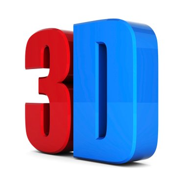 3D metalik logosu
