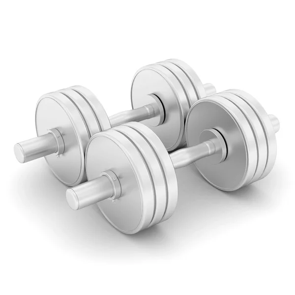 Dumbbells fitness — Stock Photo, Image