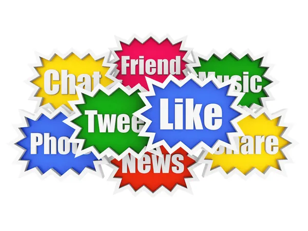 Redes sociales y concepto de networking —  Fotos de Stock