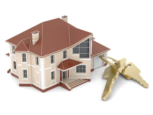 House with keys — Stock Photo, Image