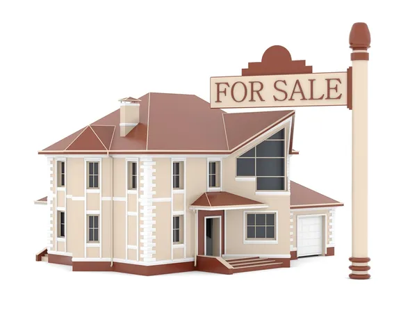 Huis te koop — Stockfoto