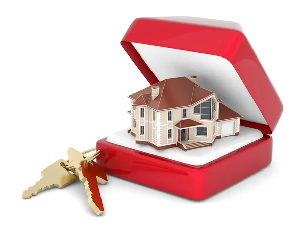 House with keys — Stock Photo, Image