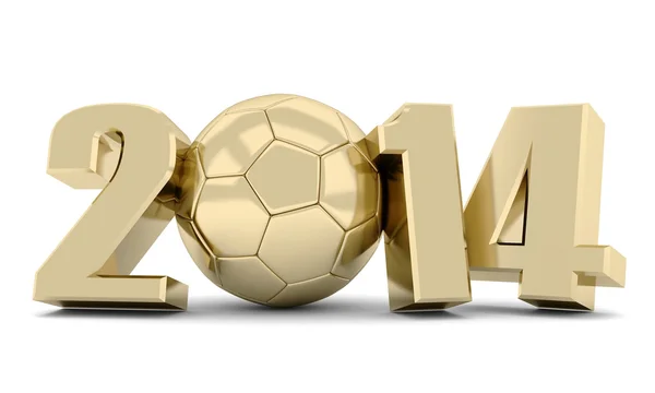 Felice anno nuovo 2014 Illustrazioni 3d — Foto Stock