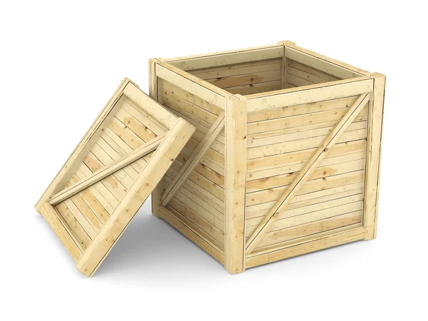 Caja de madera — Foto de Stock