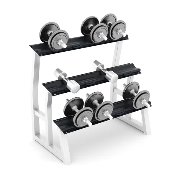 Dumbbells fitness — Stock Photo, Image