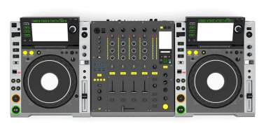 dj music mixer izole