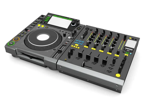 DJ mixer musicale isolato — Foto Stock