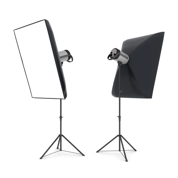 Studio flash — Stock fotografie