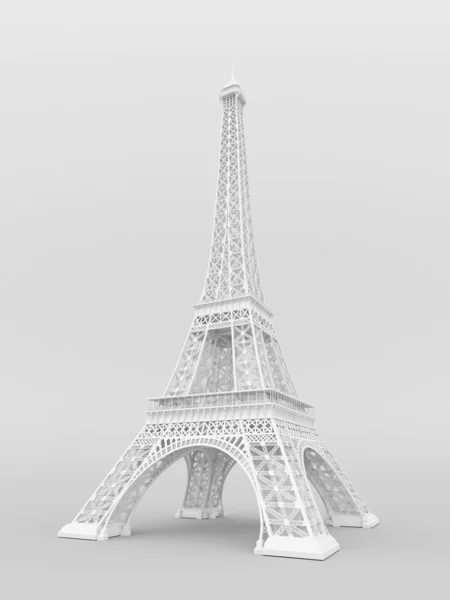 Tour Eiffel blanche — Photo