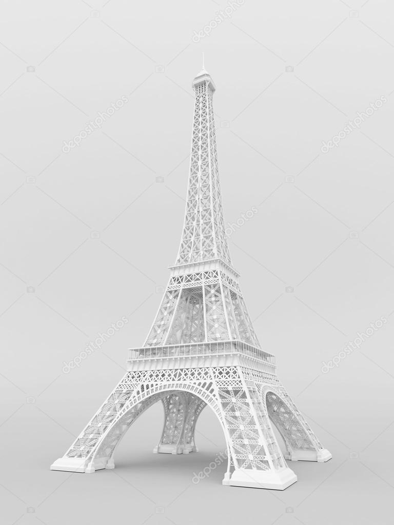 White Eiffel Tower