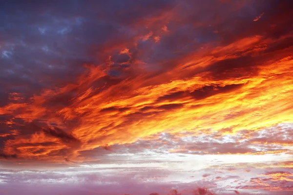 Solnedgång himlen — Stockfoto