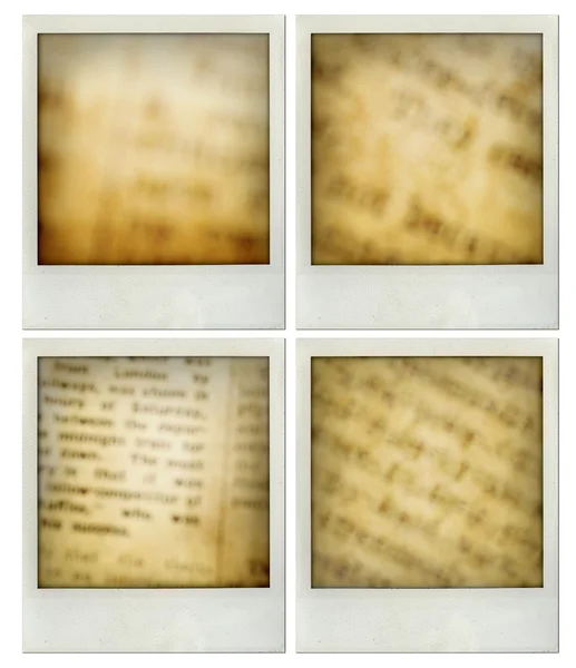 Closeup of assorted vintage grunge newspapers — Stock Photo, Image