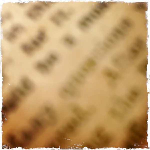 Closeup των λέξεων σε vintage εφημερίδα — Φωτογραφία Αρχείου