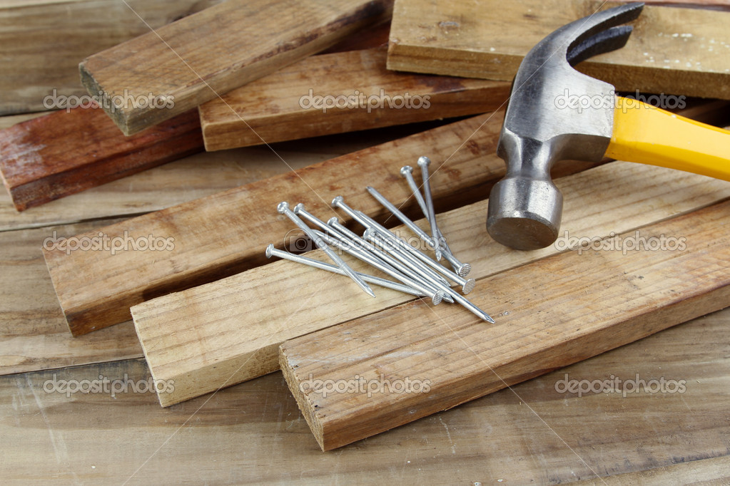 Hammer and nails — Stock Photo © stillfx 15633047