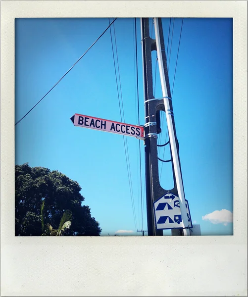 Acceso a la playa — Foto de Stock