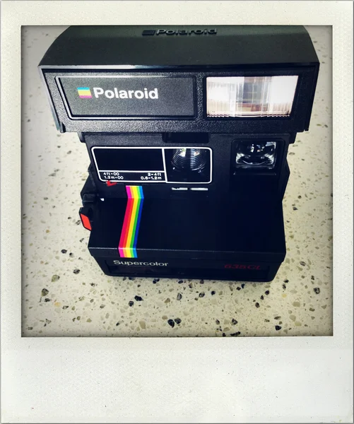 Câmera polaroid . — Fotografia de Stock
