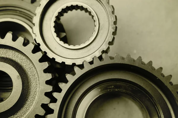 Steel gears — Stock Photo, Image