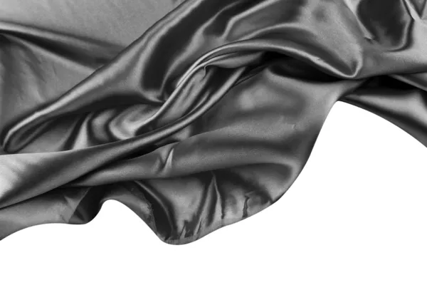 Black silk — Stock Photo, Image