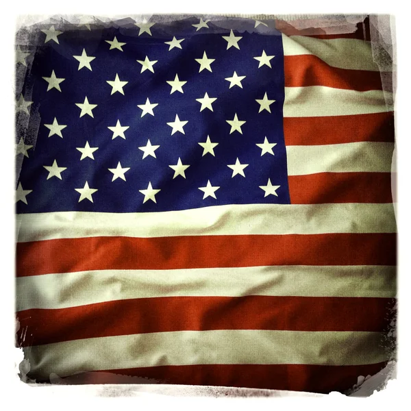 Bandera americana — Foto de Stock