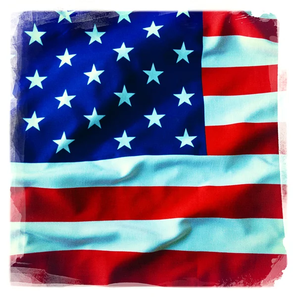 Bandera americana — Foto de Stock