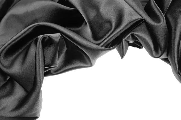 Чёрный шелк — стоковое фото