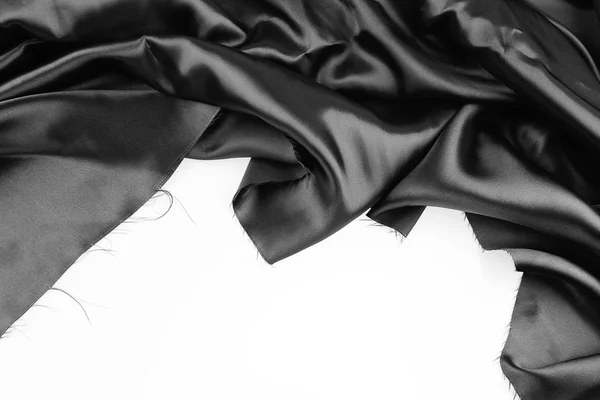Black silk — Stock Photo, Image