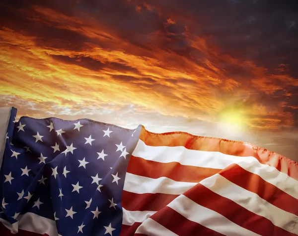 Amerikanische Flagge — Stockfoto