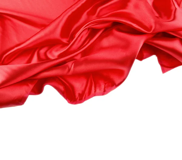 Red silk — Stock Photo, Image