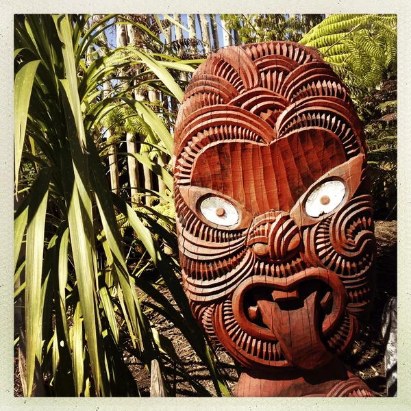 Maori carving — Stock Photo, Image