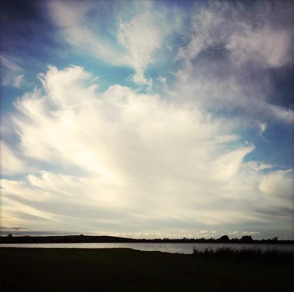 Nubes del lago — Foto de Stock