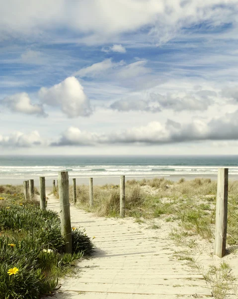 Vista sulla spiaggia — Foto Stock