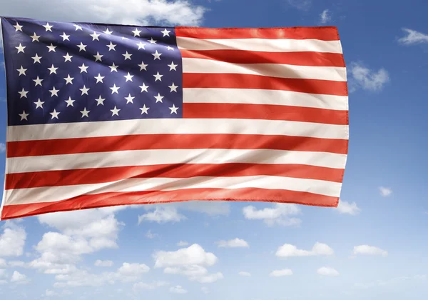 Bandera americana — Foto de Stock